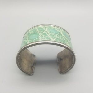 Vintage Pat Areias Teal Cuff